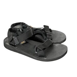 Teva Original Universal Black Strappy Athletic Hiking Sandals Women 7